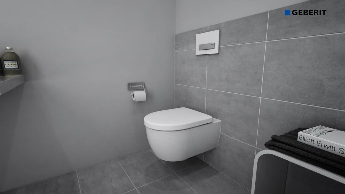 Geberit طريقة تركيب صندوق الطرد المخفي من