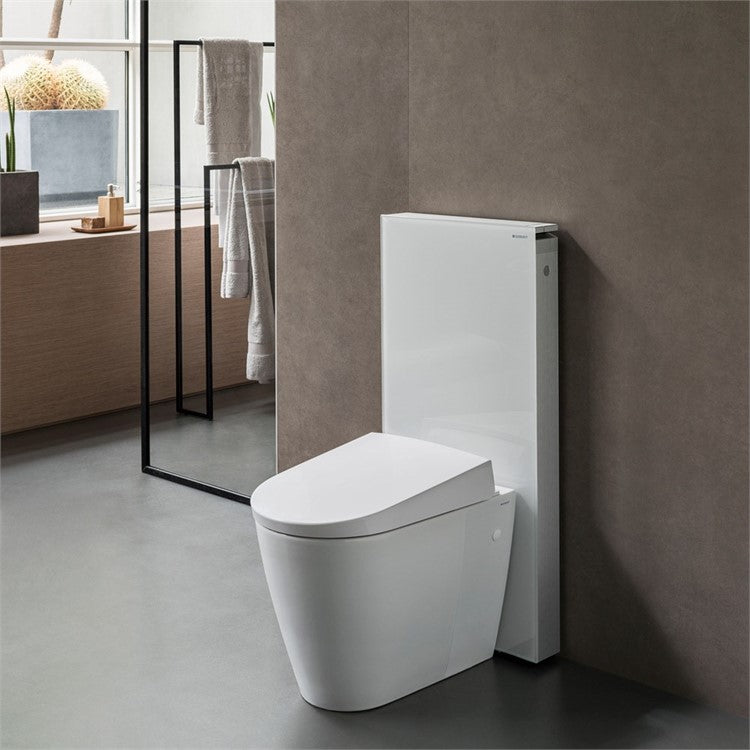 Geberit طريقة تركيب المرحاض ذو صندوق الطرد الخارجي من